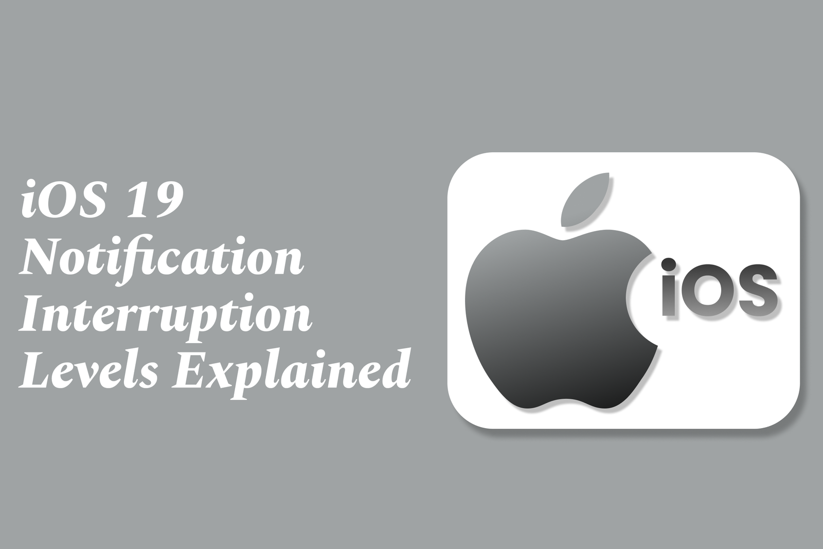 IOS Training